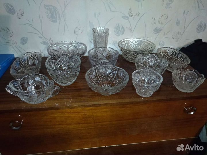 Хрустальная посуда СССР