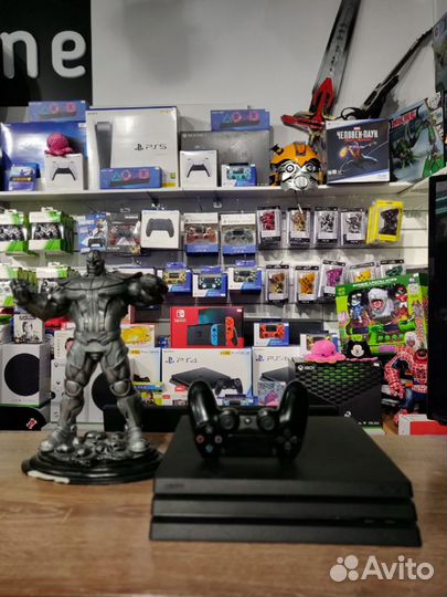 PS4 Pro + 10 игр, тысячи дисков в наличии