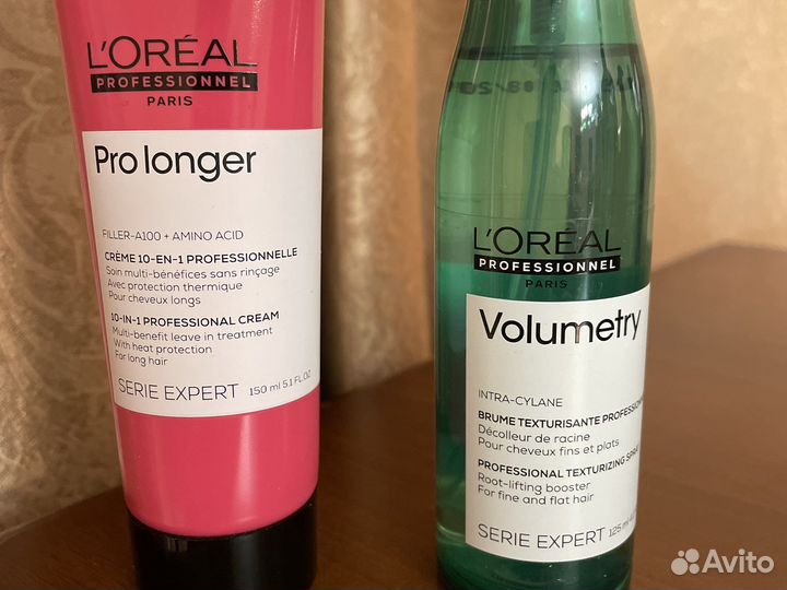 Спрей для обьема и термозащитный крем L’Oréal