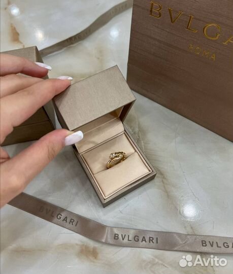 Золотые серьги Bvlgari Serpenti Viper