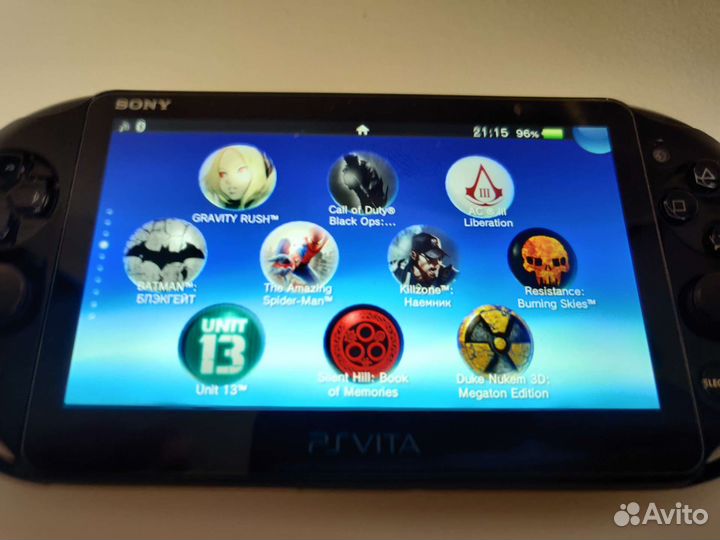Прошитая PS Vita Slim 128гб + 100 игр