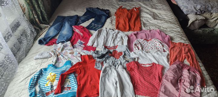Вещи пакетом на девочку 92 98