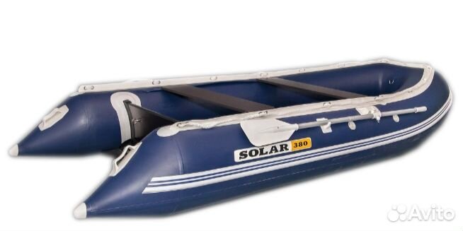 Лодка надувная моторная solar 380 оптима