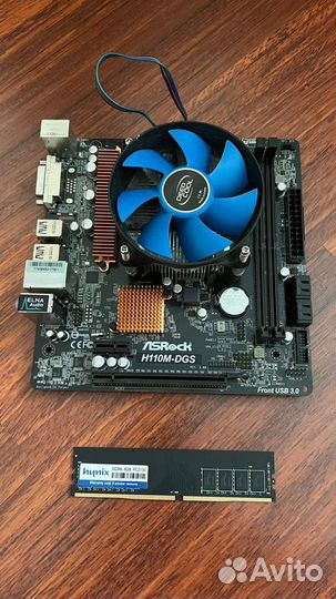 Материнская плата, процессор Intel Pentium g4600