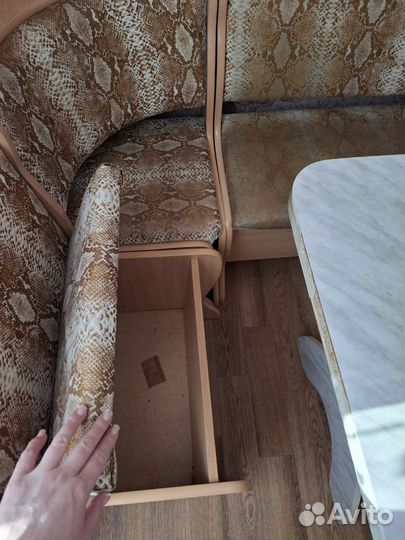 Кухонный мягкий уголок бу