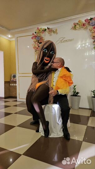 Подарок Ростовая кукла мулатка стриптиз шоу