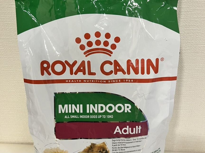 Корм для собак royal canin mini indoor