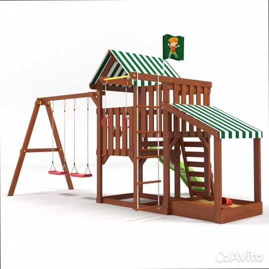 Детский игровой комплекс зима / лето