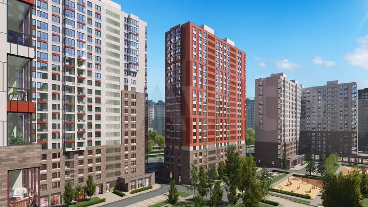 2-к. квартира, 37,1 м², 15/22 эт.