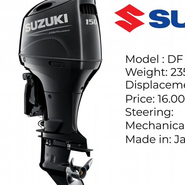 Лодочный мотор Suzuki DF 150 ATX ATL