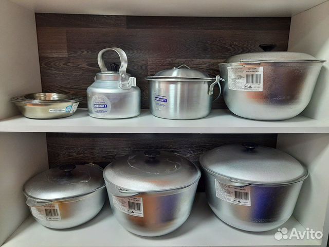 Казаны походные, котелки и чайники костровые