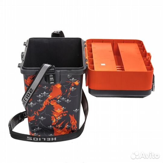 Ящик зимний рыболовный shark оранжевый