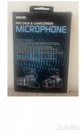Bower Pro dslr микрофон