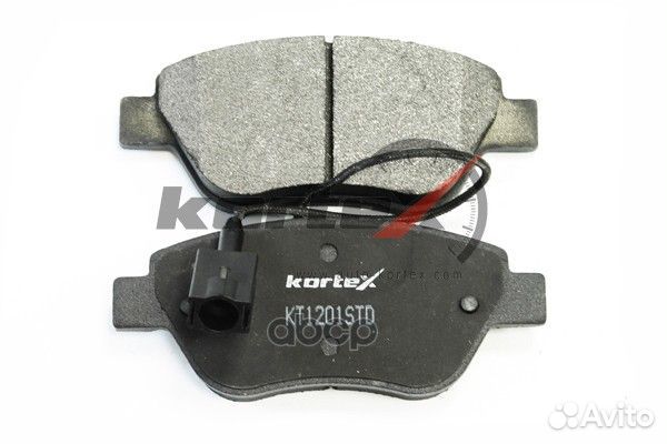 Колодки тормозные дисковые перед KT1201STD kortex