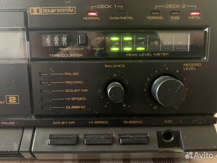 Двухкассетная дека Benytone DR300