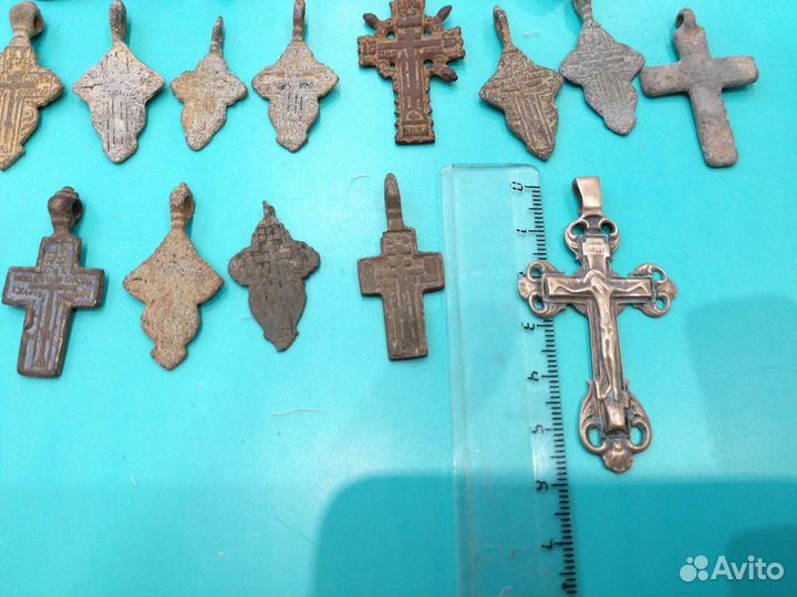 Копанина, нательные старинные кресты