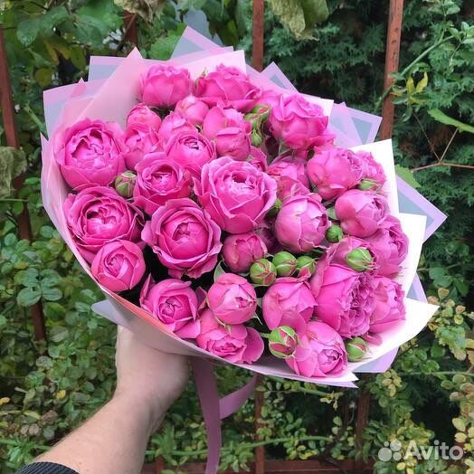 Пионовидные розы Букет Доставка