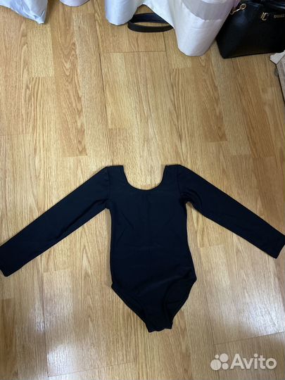 Купальник для гимнастики черный 110