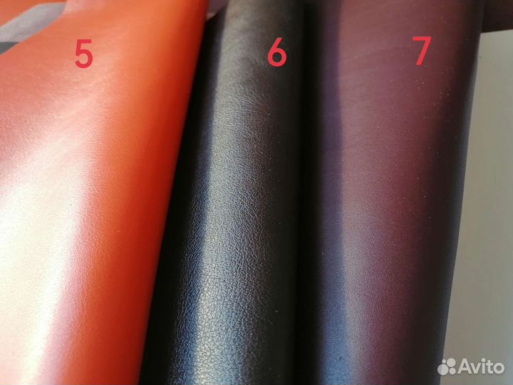 Натуральная кожа прямоугольными отрезами (плитами)