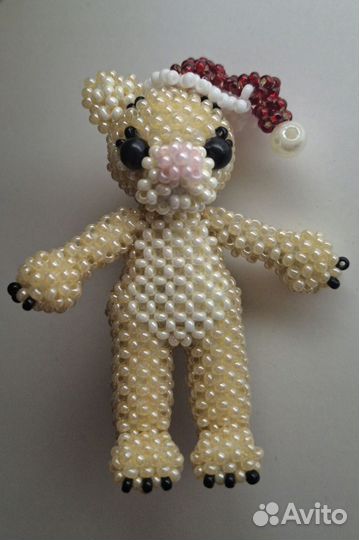 Новогодний тигрёнок из бисера