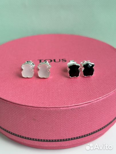 Tous серьги мишки Тоус