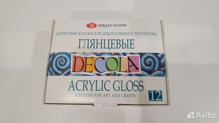 Акриловые глянцевые краски decola