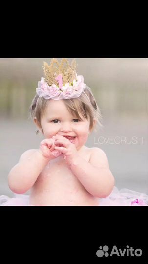 Корона для девочкина годик