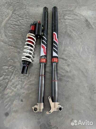 Cone Valve forks + trax shock