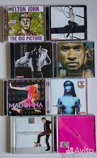 Лицензионные CD, музыка, 8 альбомов