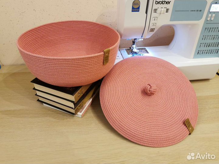 Корзина для хранения с крышкой