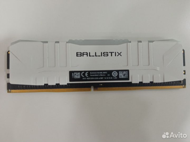 Оперативная память ddr4 crucial ballistix 3200 8gb