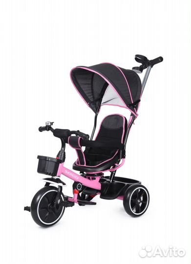 Детский велосипед трехколесный. Розовый