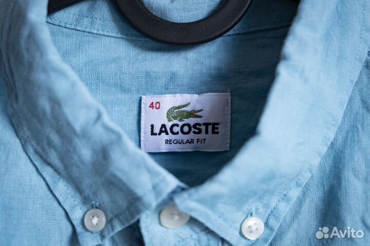 Рубашка Льняная Lacoste оригинал