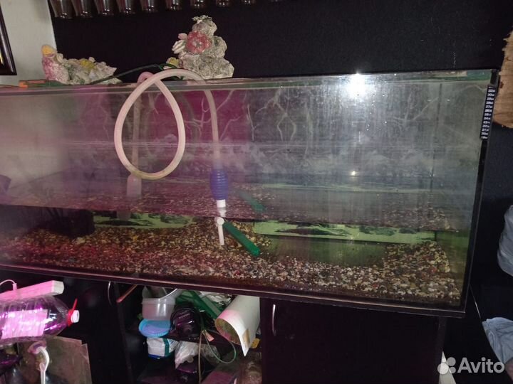 Аквариум с тумбой бу