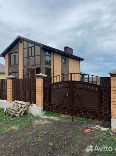 Ворота кованые распашные
