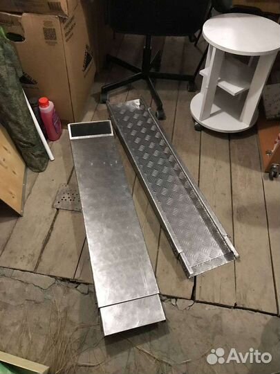 Пандус 220см, нержавейка. Можно в рассрочку