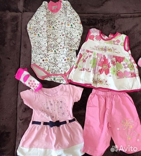 Детская одежда для девочек пакетом. Возможен торг