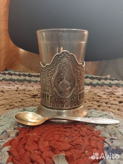 Подстаканник мельхиор СССР