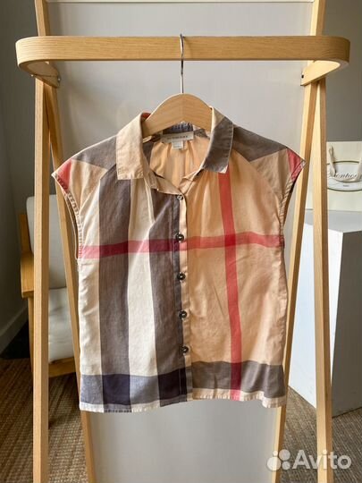Хлопковая блузка Burberry, 110