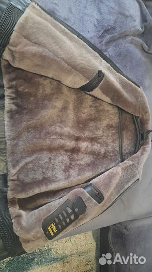 Кожаная мужская куртка новая