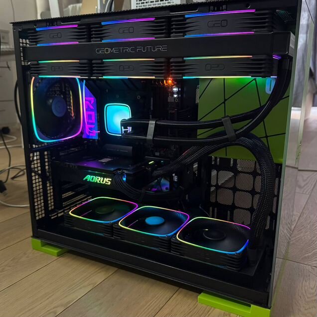 Мощный компьютер Rtx 5070ti ryzen 9800x3d