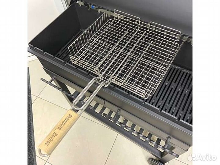 Решетка для барбекю усиленная 410х370мм