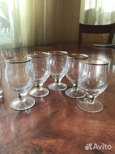 Хрустальные фужеры и рюмки. Фужеры и рюмки из стек