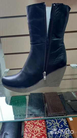 Сапоги осень весна женские 38 новые