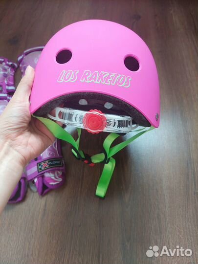 Защита для роликов со шлемом детская