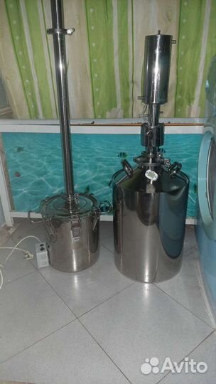 Ректификационная колонна + дистилятор