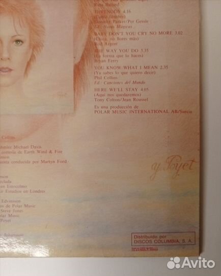 LP Frida–Something's Going On /TXS 3253 Spain 1982