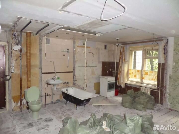 Демонтаж перегородок. Демонтаж