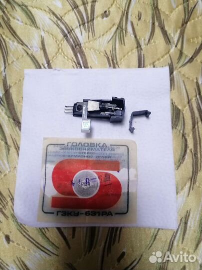 Головка звукоснимателя гзку-631ра с алмазной иглой