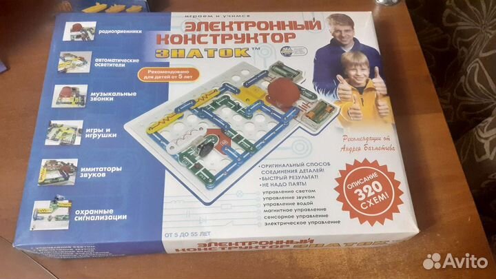 Электронный конструктор знаток 320 схем